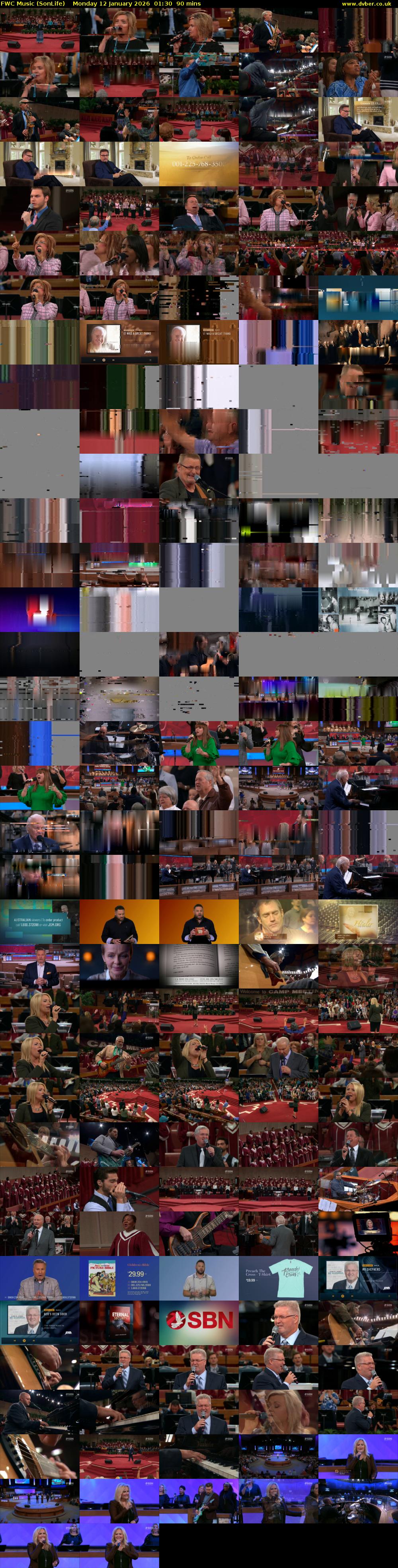 FWC Music (SonLife) Monday 12 January 2026 01:30 - 03:00