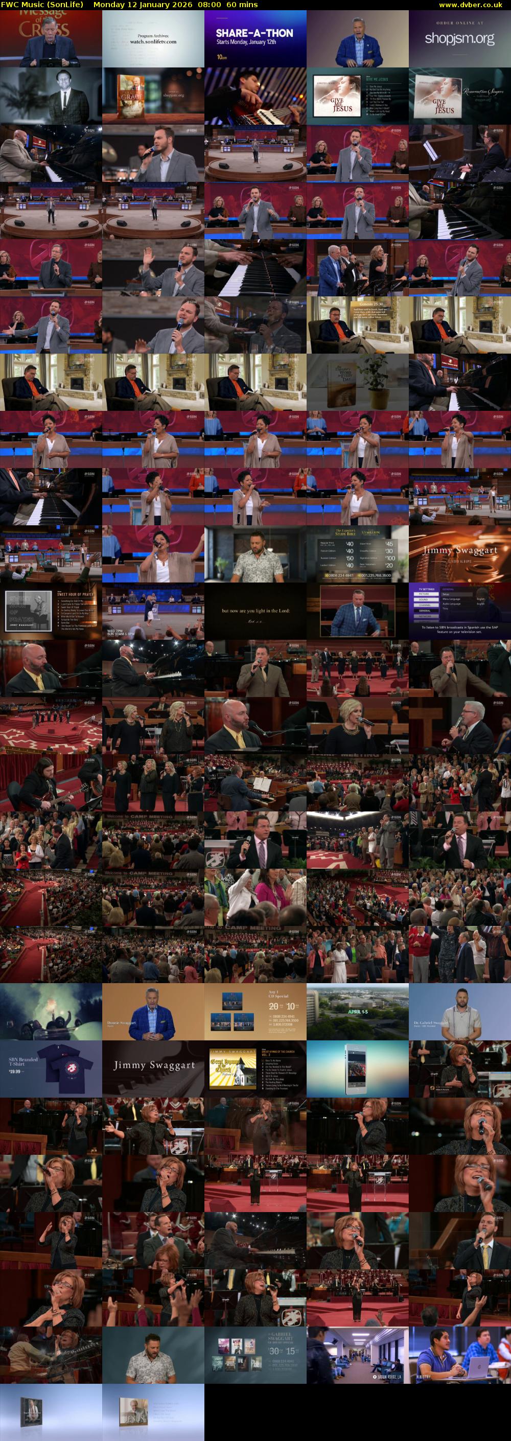 FWC Music (SonLife) Monday 12 January 2026 08:00 - 09:00