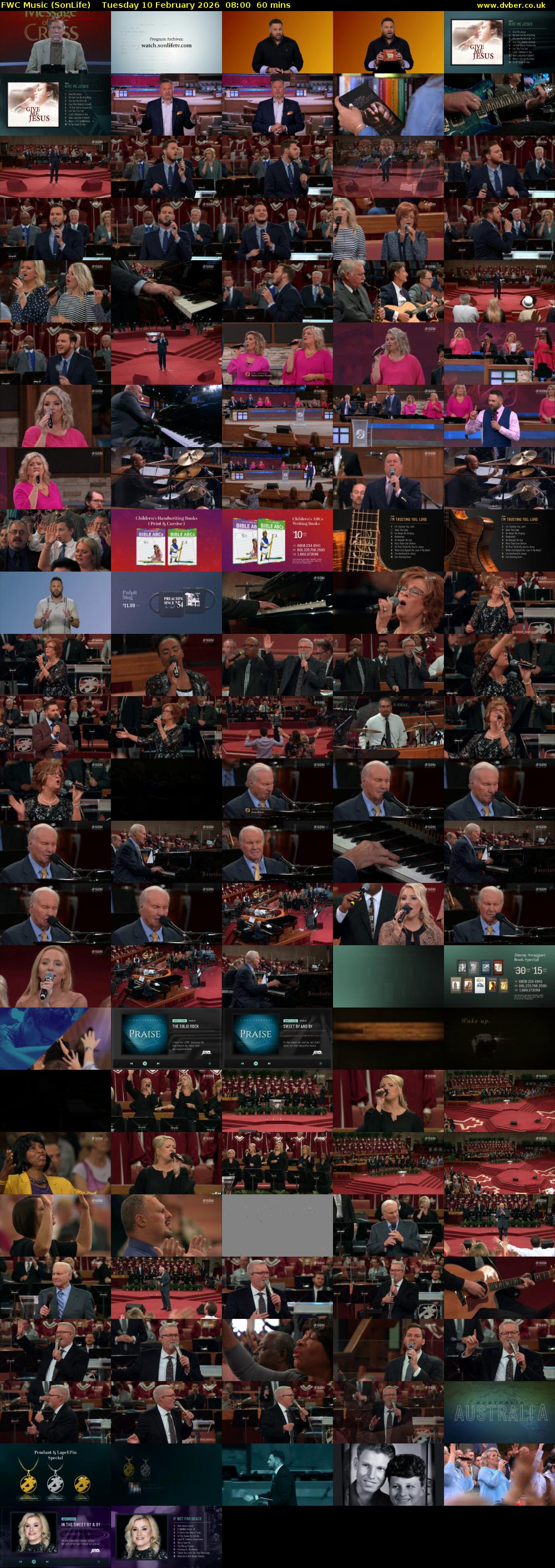 FWC Music (SonLife) Tuesday 10 February 2026 08:00 - 09:00