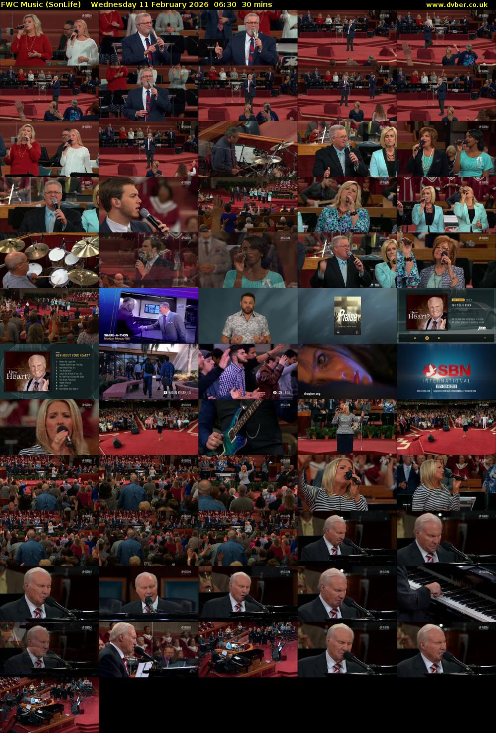 FWC Music (SonLife) Wednesday 11 February 2026 06:30 - 07:00