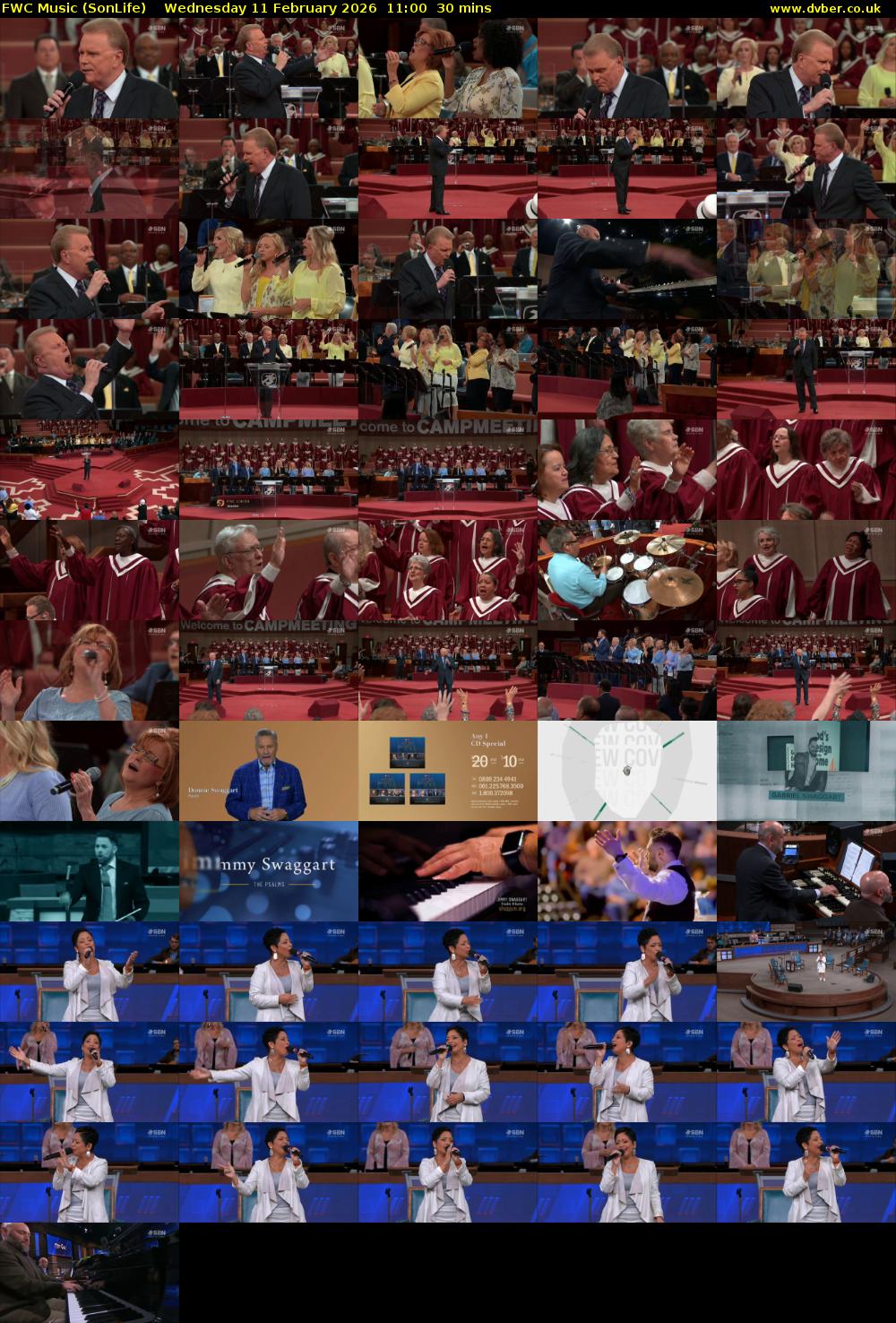 FWC Music (SonLife) Wednesday 11 February 2026 11:00 - 11:30