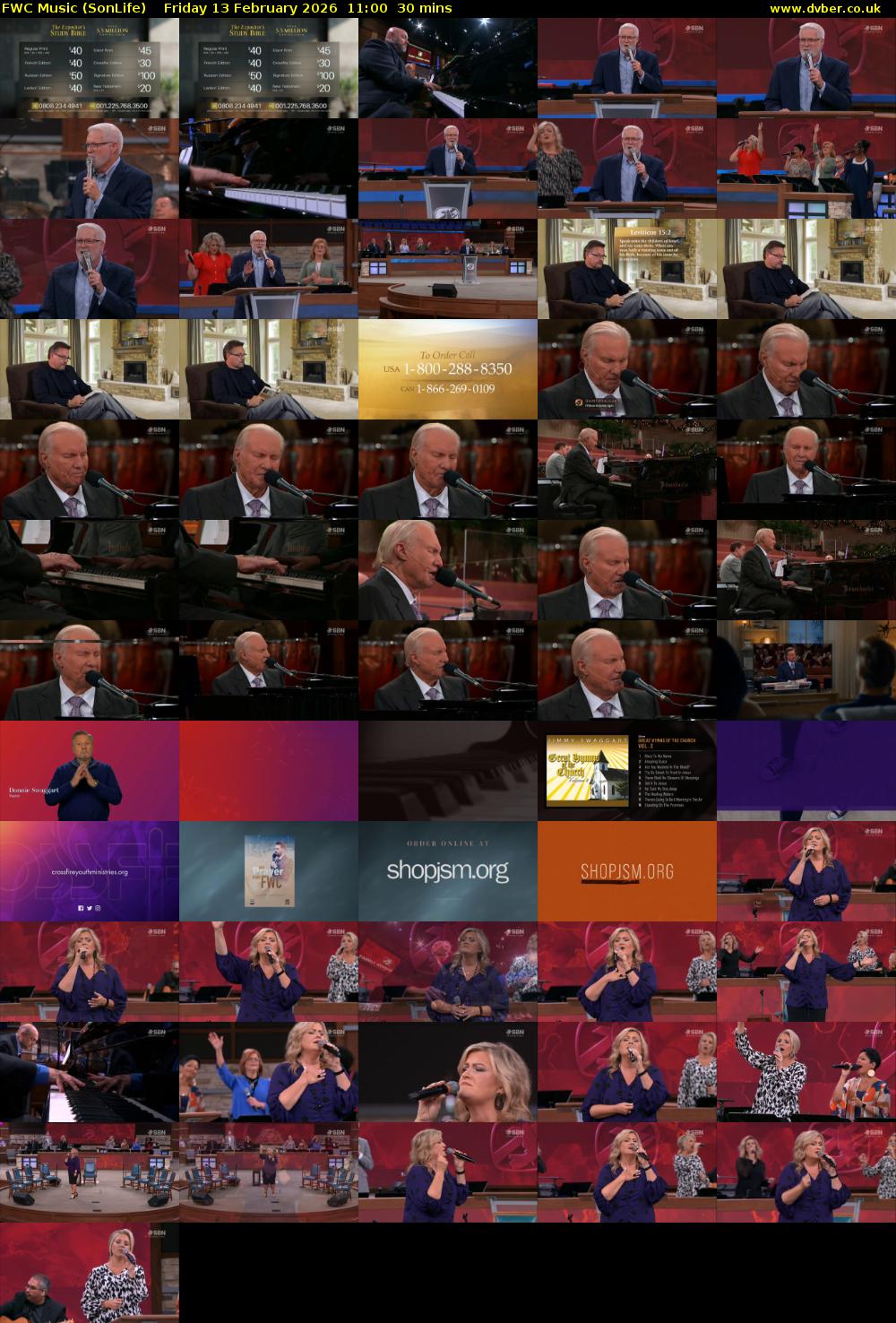 FWC Music (SonLife) Friday 13 February 2026 11:00 - 11:30