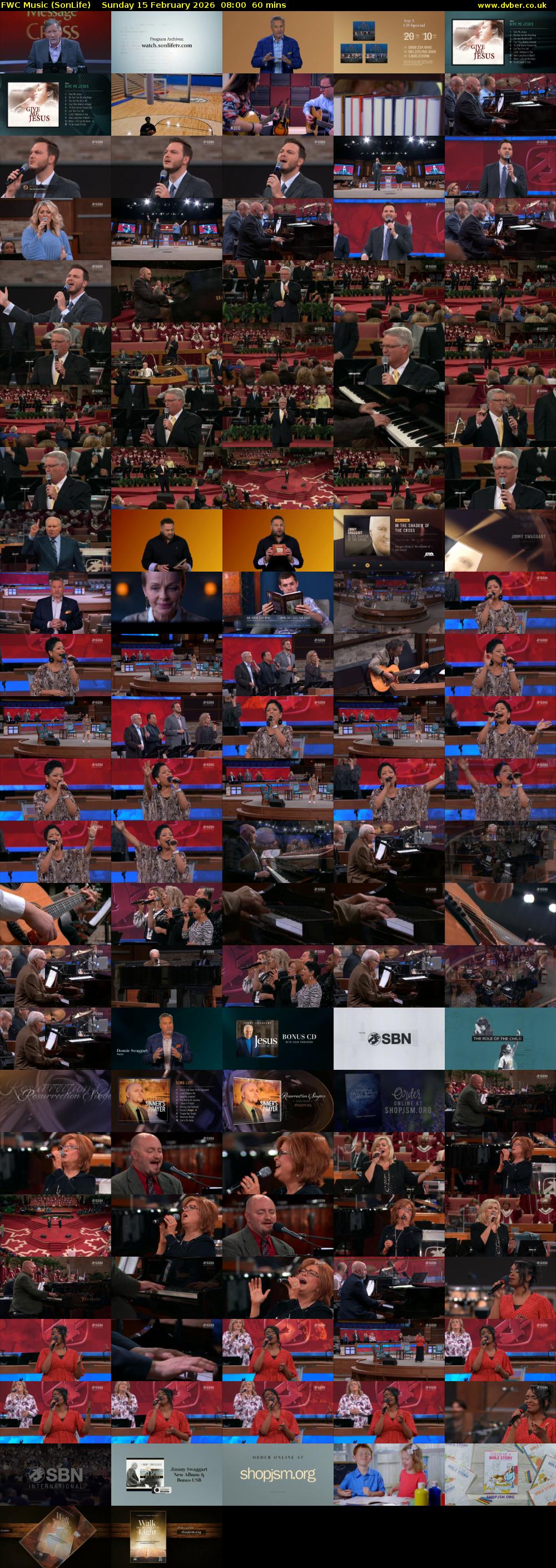 FWC Music (SonLife) Sunday 15 February 2026 08:00 - 09:00