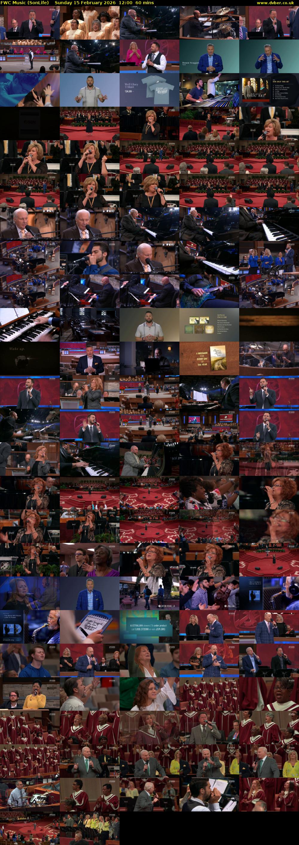 FWC Music (SonLife) Sunday 15 February 2026 12:00 - 13:00