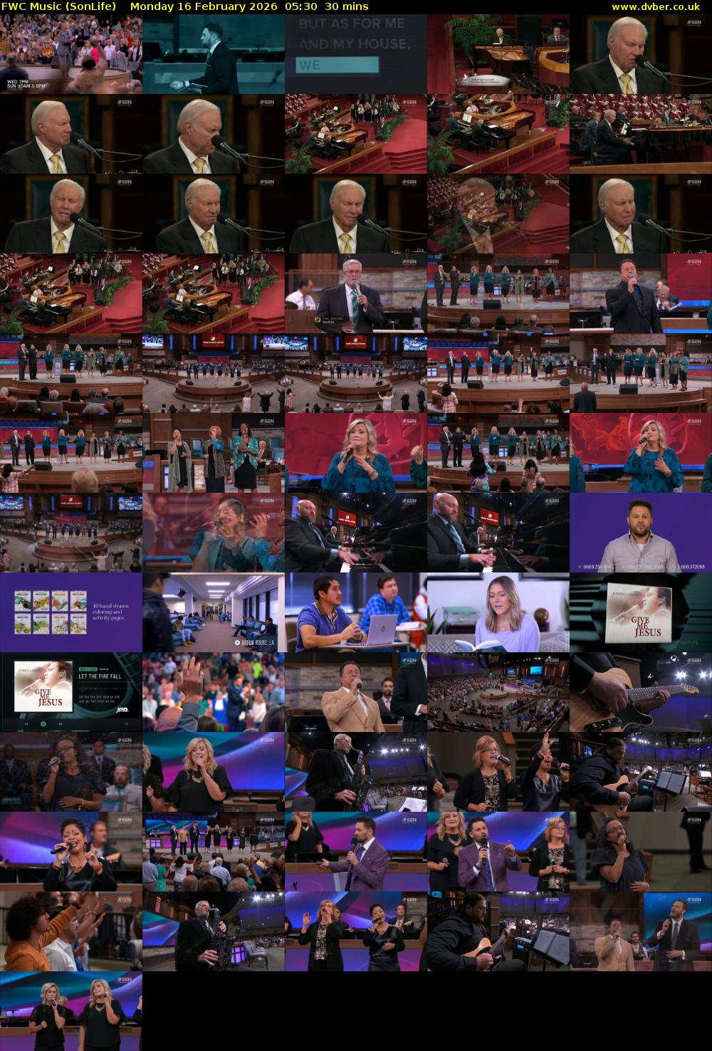 FWC Music (SonLife) Monday 16 February 2026 05:30 - 06:00