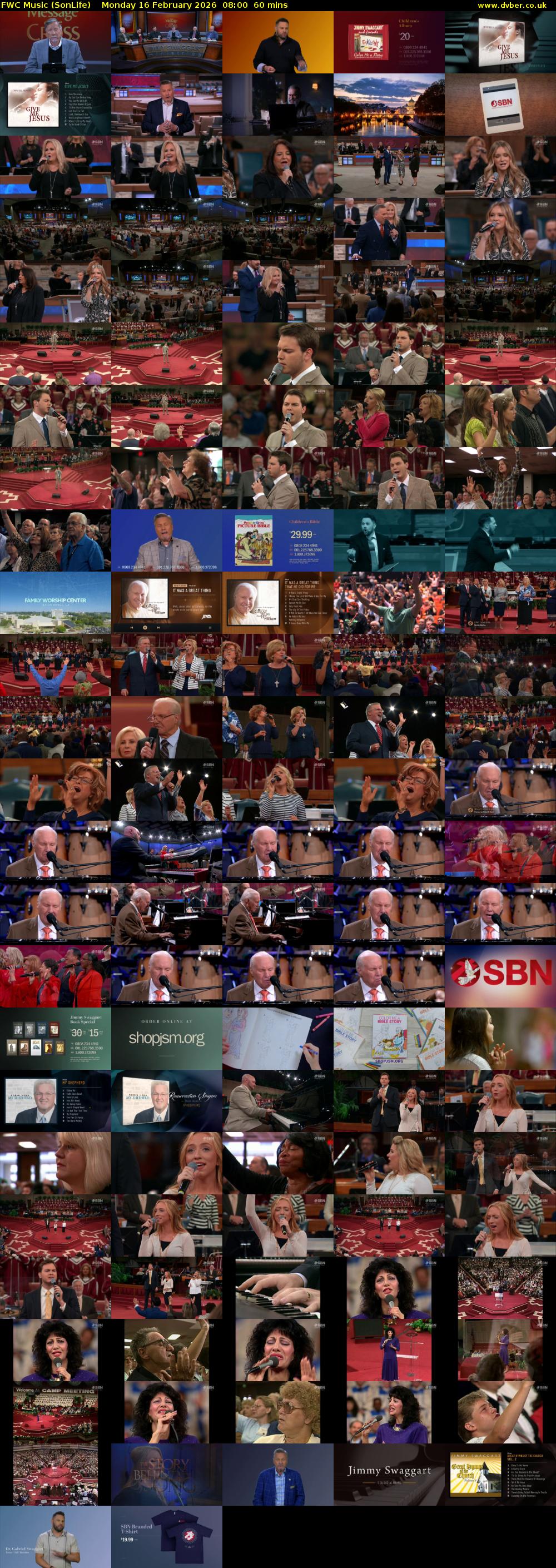 FWC Music (SonLife) Monday 16 February 2026 08:00 - 09:00