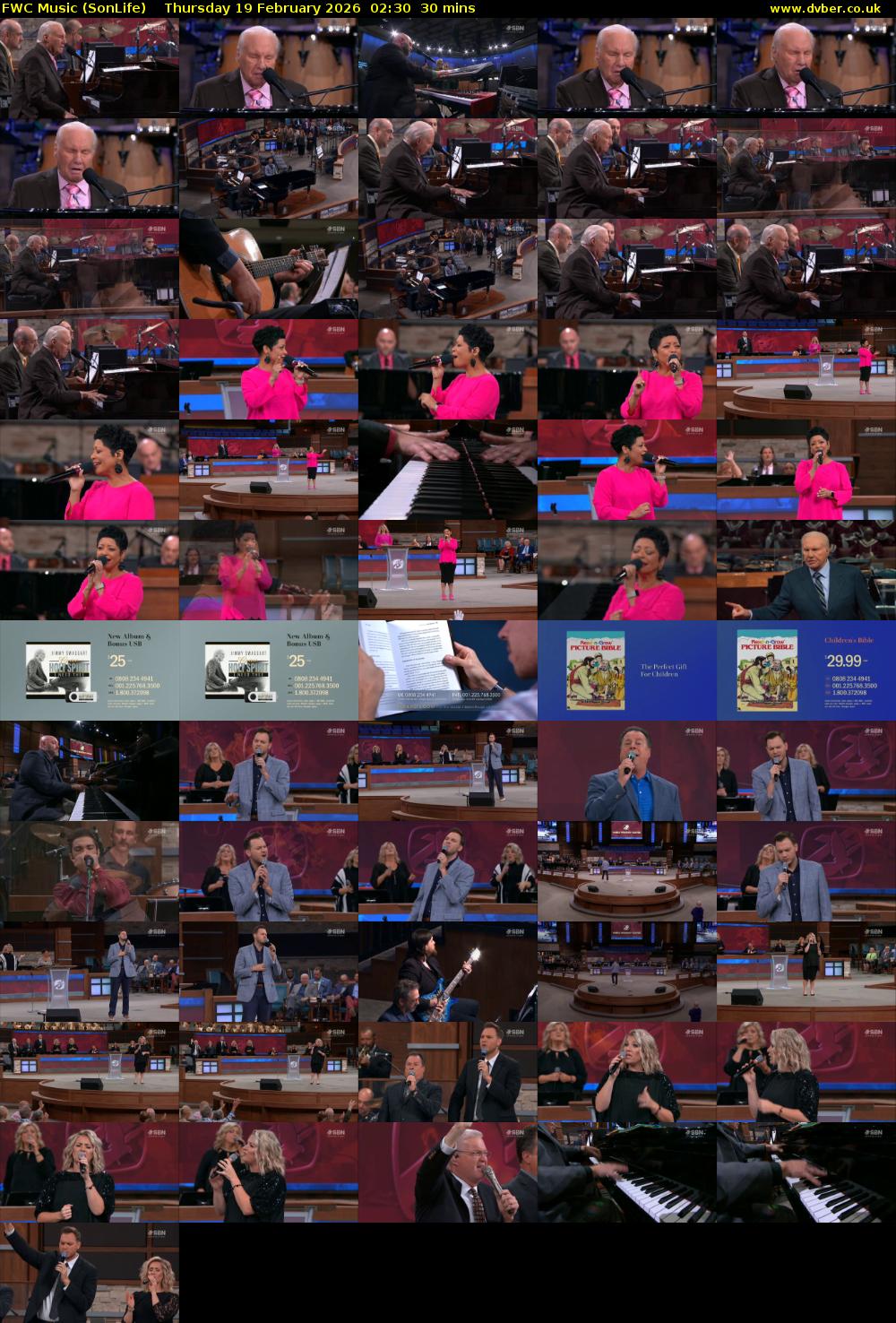 FWC Music (SonLife) Thursday 19 February 2026 02:30 - 03:00