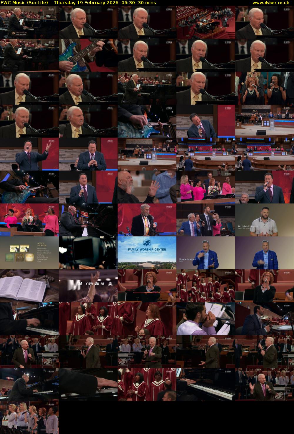 FWC Music (SonLife) Thursday 19 February 2026 06:30 - 07:00