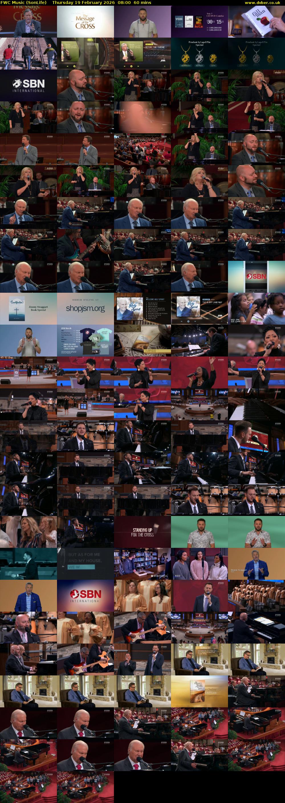 FWC Music (SonLife) Thursday 19 February 2026 08:00 - 09:00