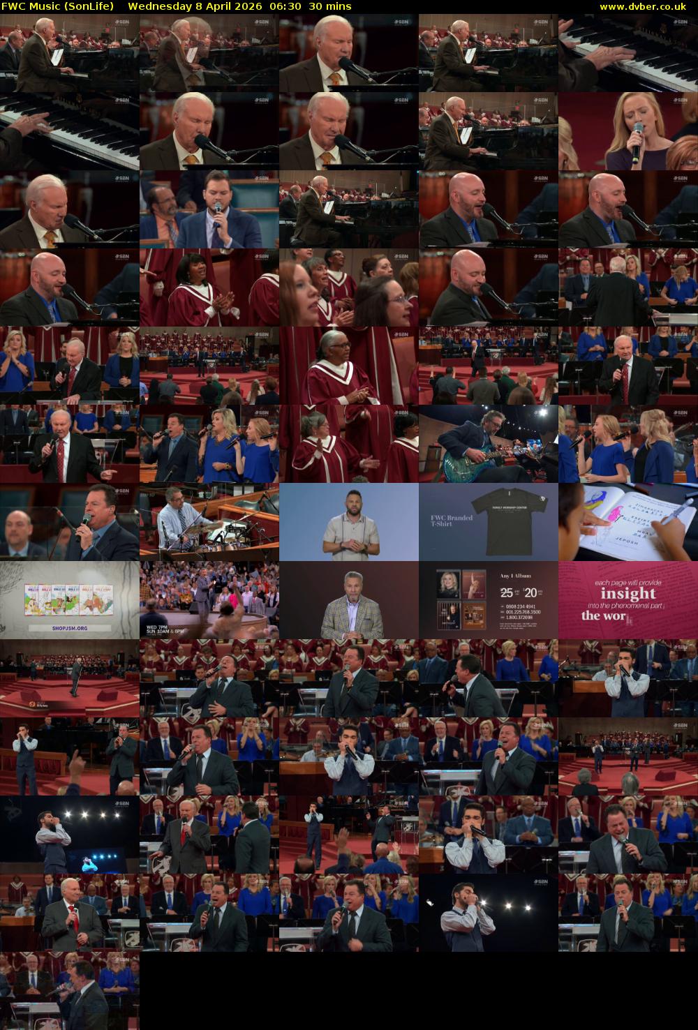 FWC Music (SonLife) Wednesday 8 April 2026 06:30 - 07:00