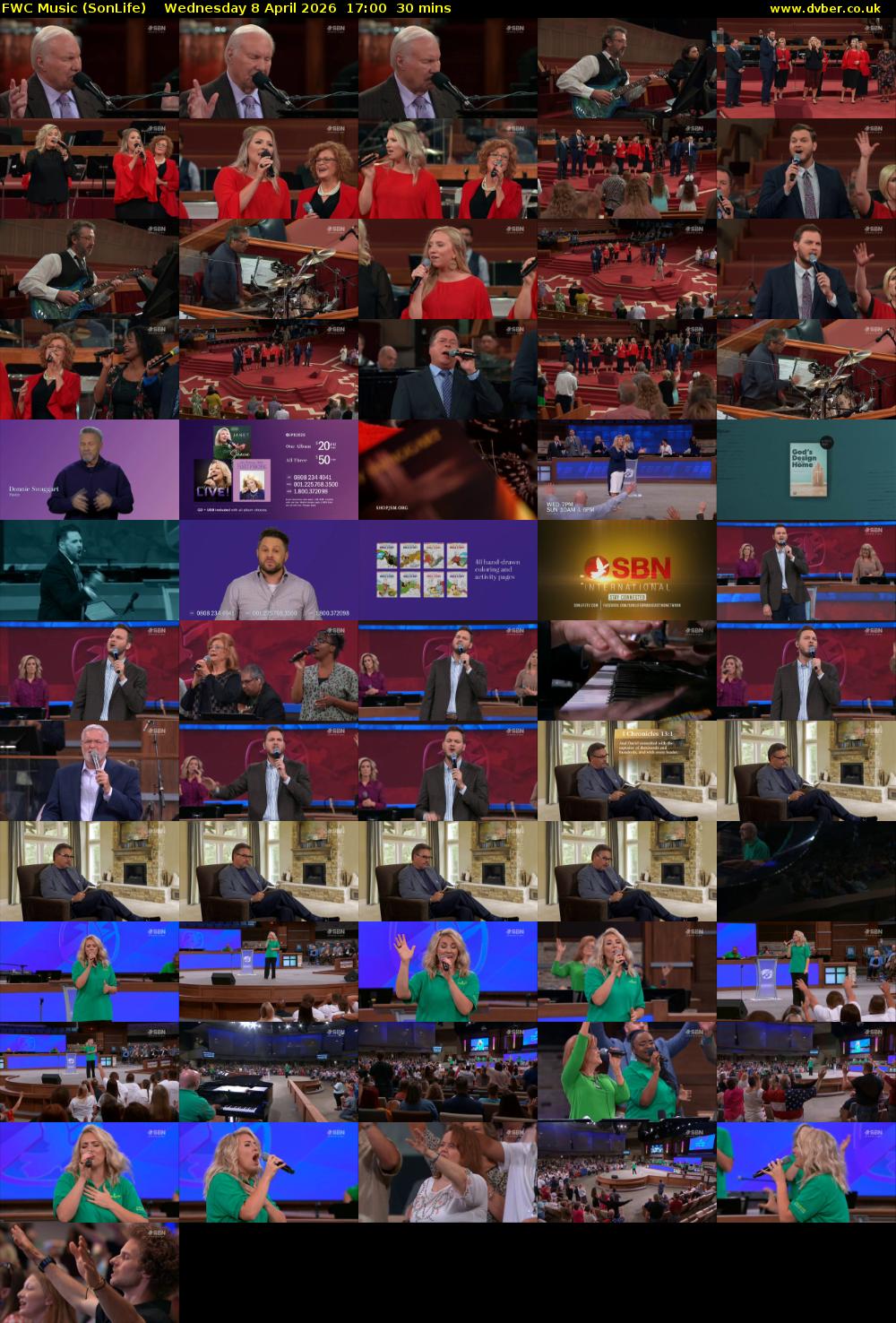 FWC Music (SonLife) Wednesday 8 April 2026 17:00 - 17:30