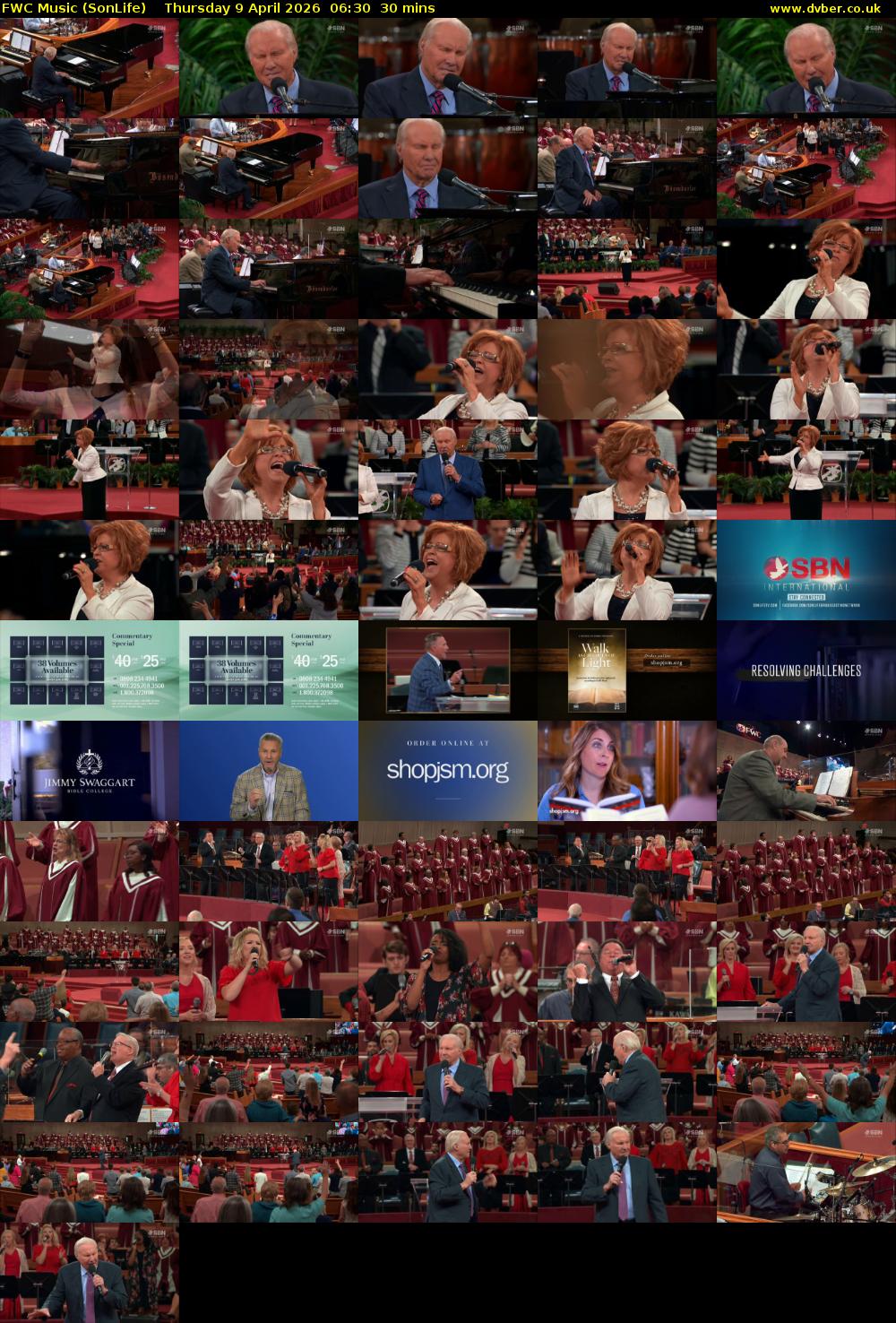 FWC Music (SonLife) Thursday 9 April 2026 06:30 - 07:00