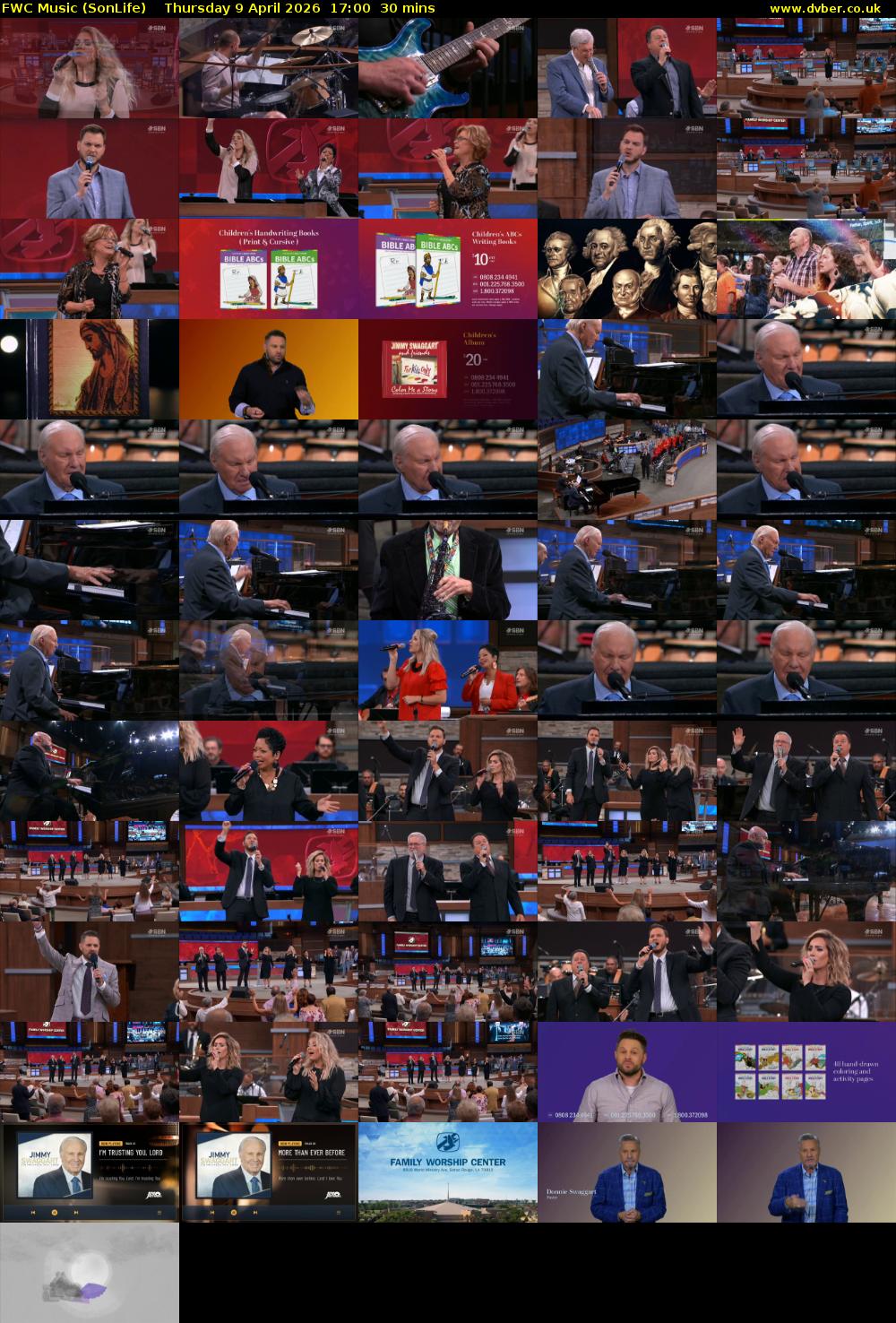 FWC Music (SonLife) Thursday 9 April 2026 17:00 - 17:30