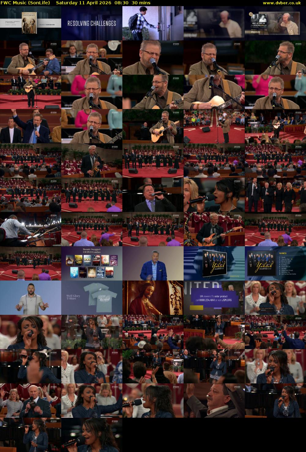 FWC Music (SonLife) Saturday 11 April 2026 08:30 - 09:00