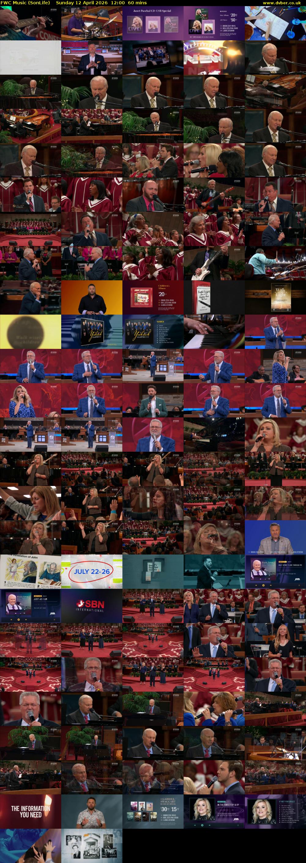 FWC Music (SonLife) Sunday 12 April 2026 12:00 - 13:00