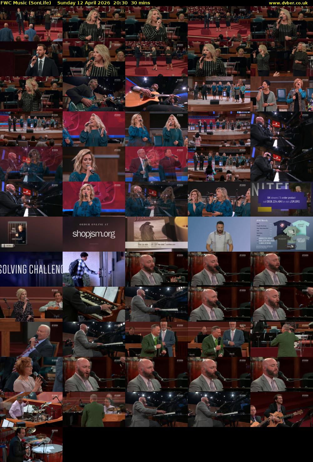 FWC Music (SonLife) Sunday 12 April 2026 20:30 - 21:00