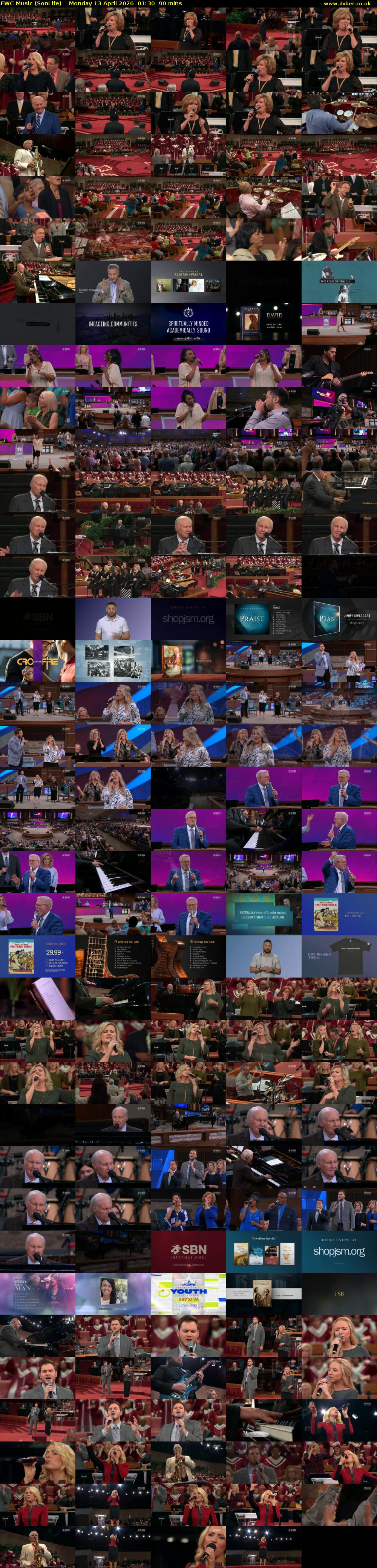 FWC Music (SonLife) Monday 13 April 2026 01:30 - 03:00