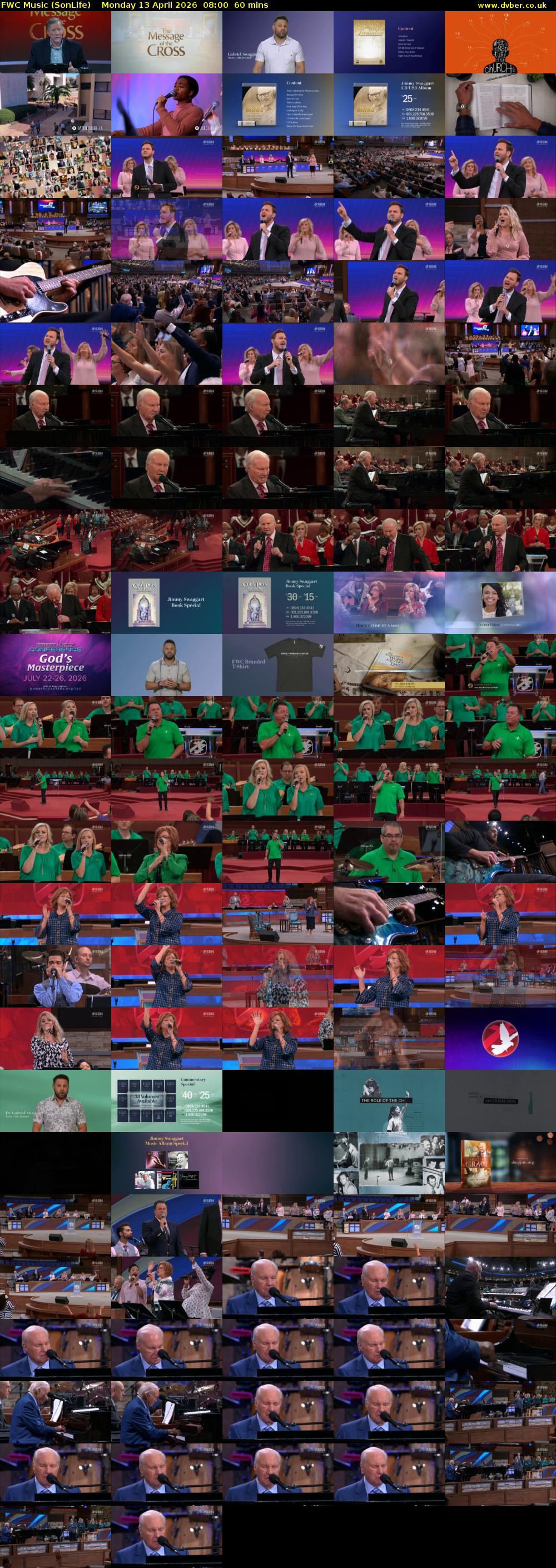 FWC Music (SonLife) Monday 13 April 2026 08:00 - 09:00