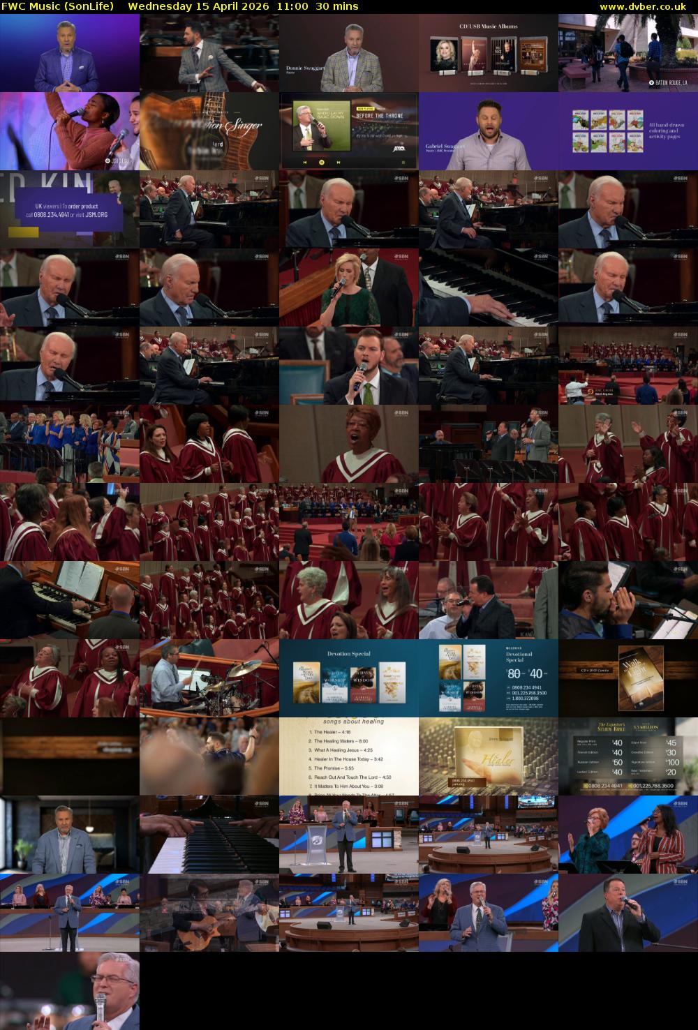 FWC Music (SonLife) Wednesday 15 April 2026 11:00 - 11:30