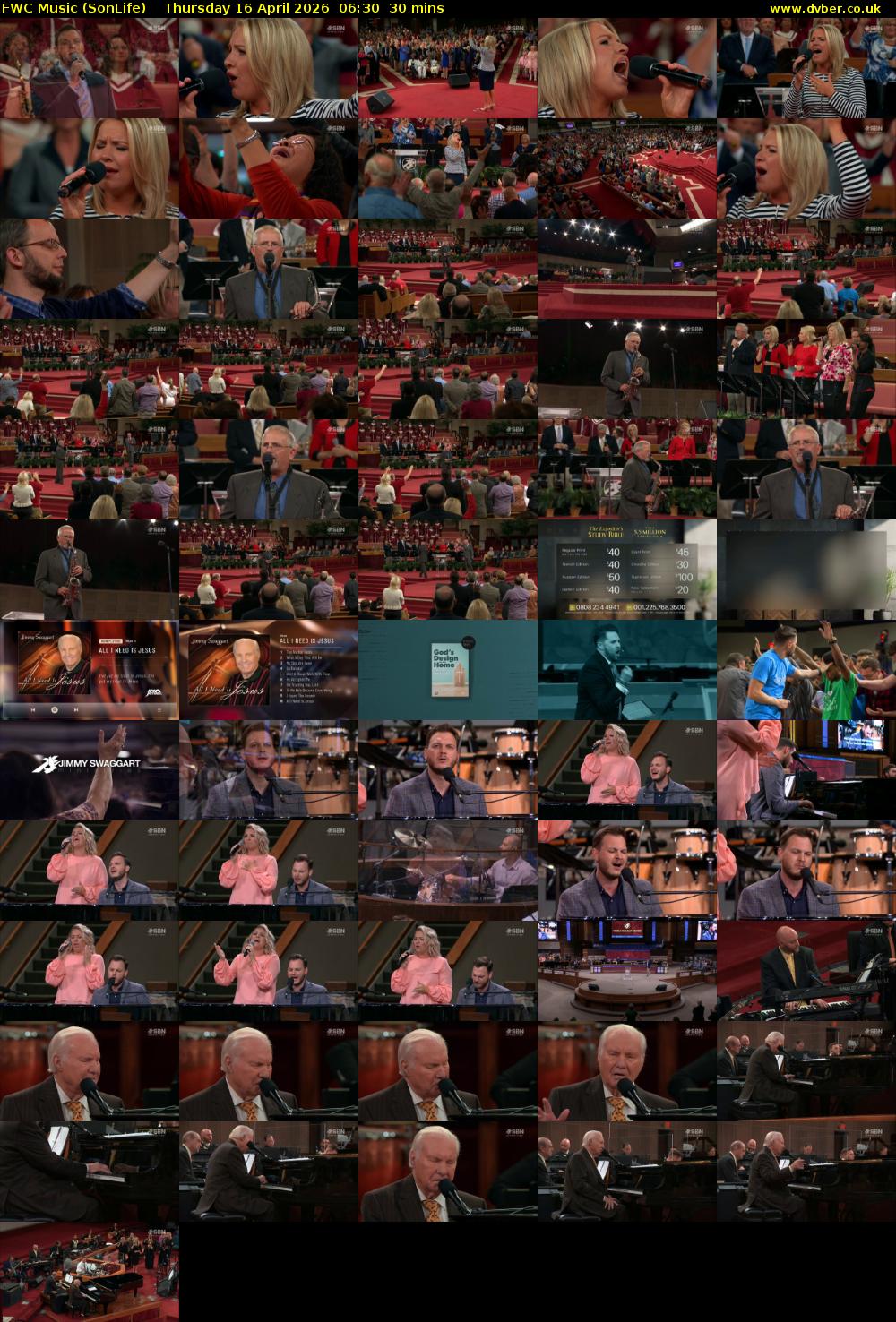 FWC Music (SonLife) Thursday 16 April 2026 06:30 - 07:00