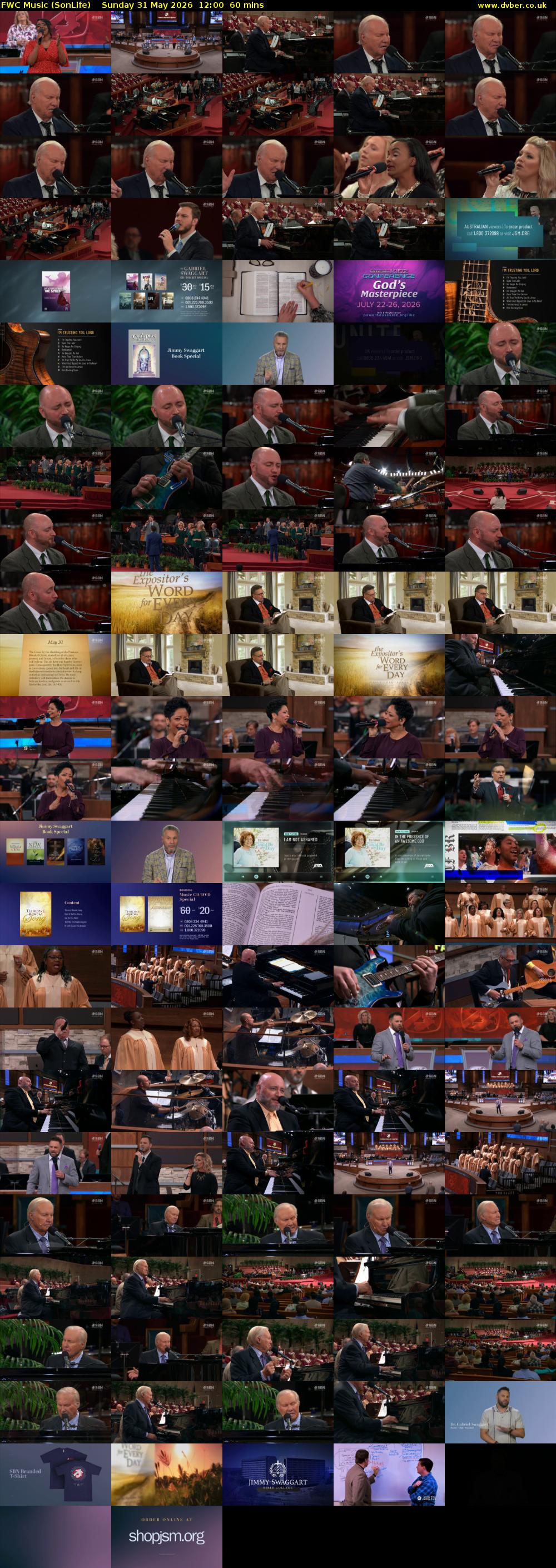 FWC Music (SonLife) Sunday 31 May 2026 12:00 - 13:00