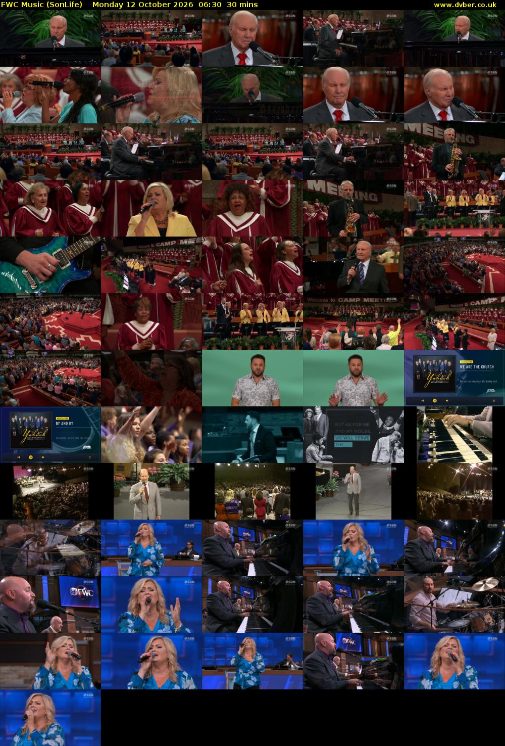 FWC Music (SonLife) Monday 12 October 2026 06:30 - 07:00