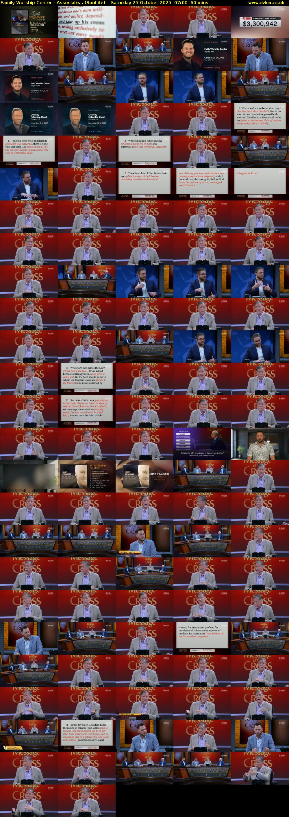 Family Worship Center - Associate... (SonLife) Saturday 25 October 2025 07:00 - 08:00