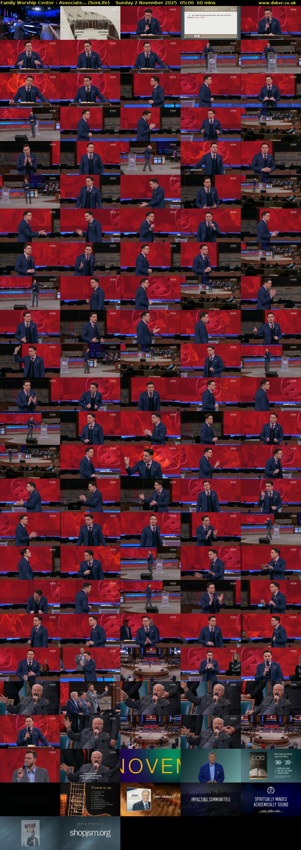 Family Worship Center - Associate... (SonLife) Sunday 2 November 2025 05:00 - 06:00