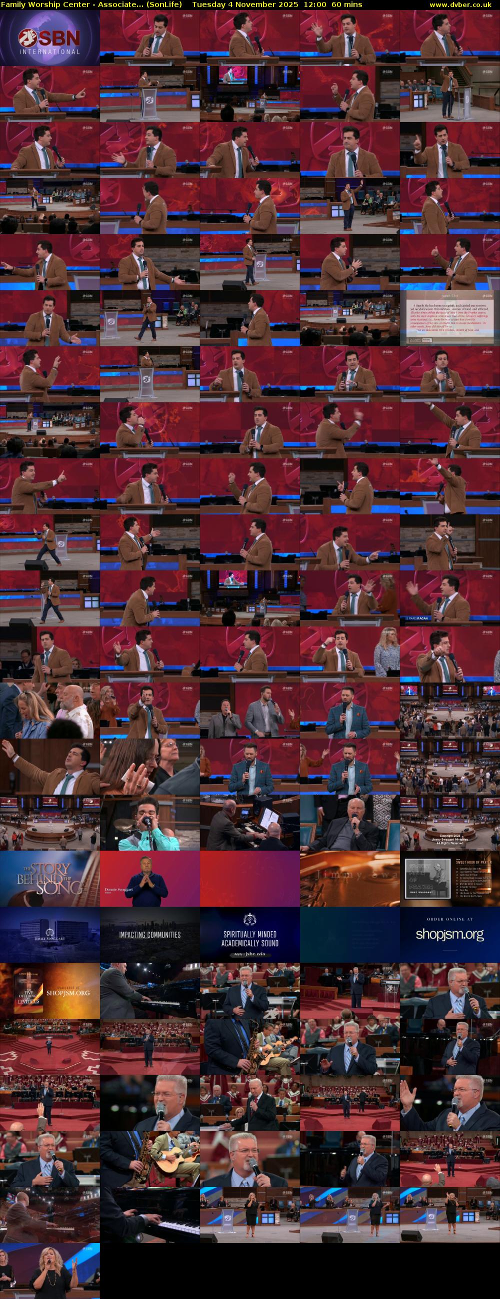 Family Worship Center - Associate... (SonLife) Tuesday 4 November 2025 12:00 - 13:00