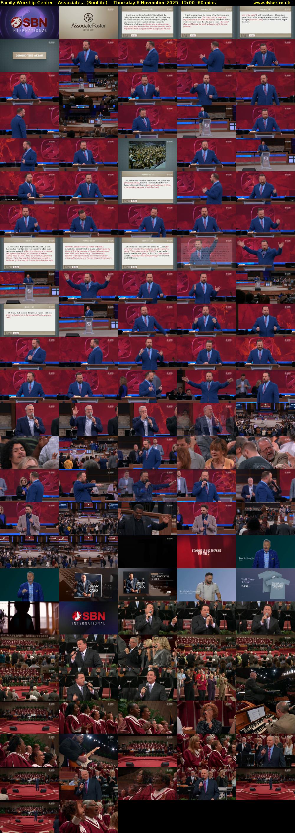 Family Worship Center - Associate... (SonLife) Thursday 6 November 2025 12:00 - 13:00