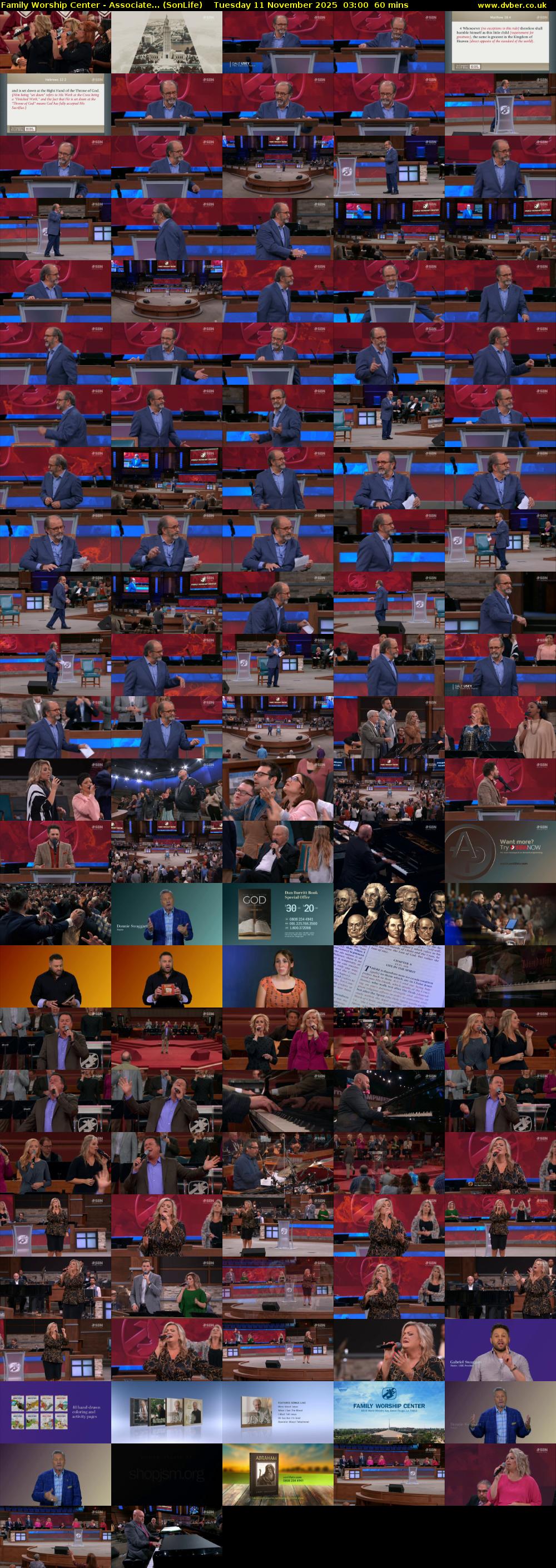 Family Worship Center - Associate... (SonLife) Tuesday 11 November 2025 03:00 - 04:00