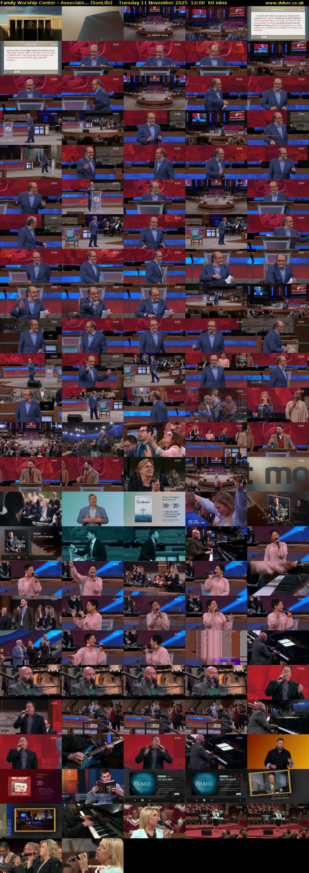 Family Worship Center - Associate... (SonLife) Tuesday 11 November 2025 12:00 - 13:00