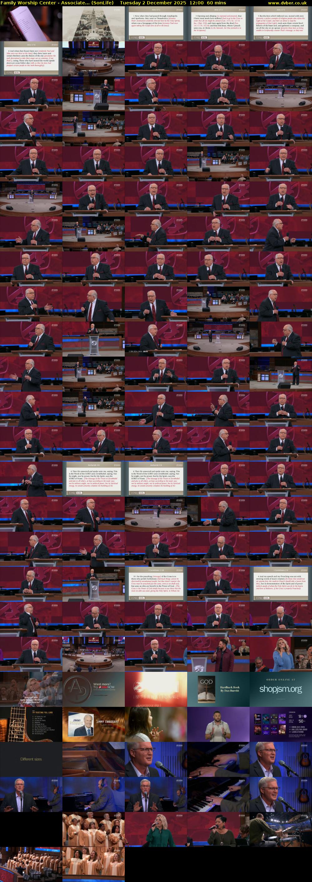 Family Worship Center - Associate... (SonLife) Tuesday 2 December 2025 12:00 - 13:00