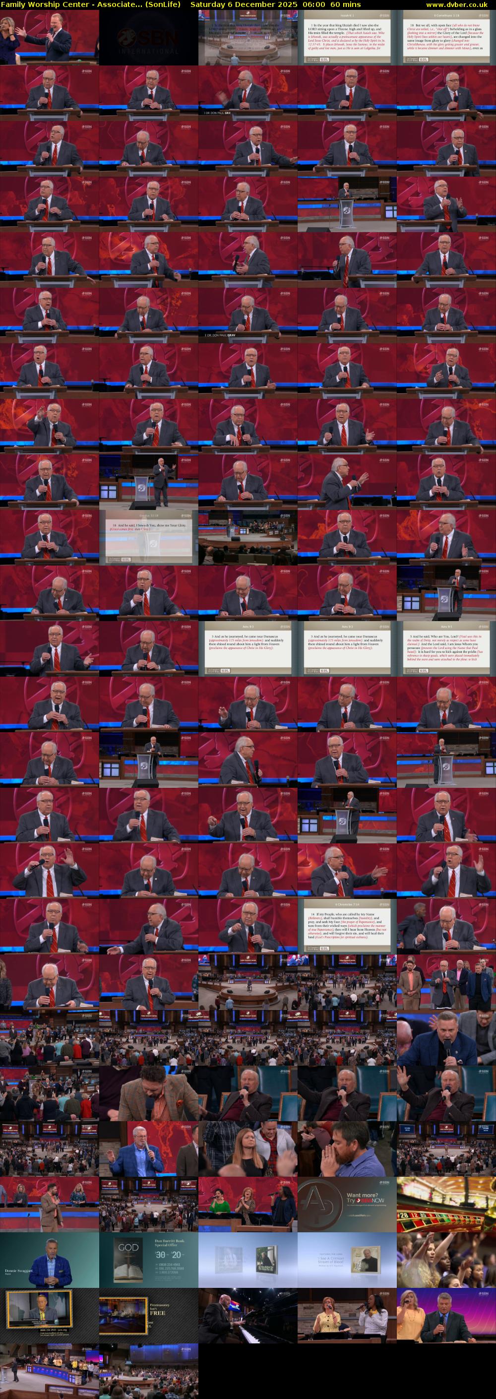 Family Worship Center - Associate... (SonLife) Saturday 6 December 2025 06:00 - 07:00