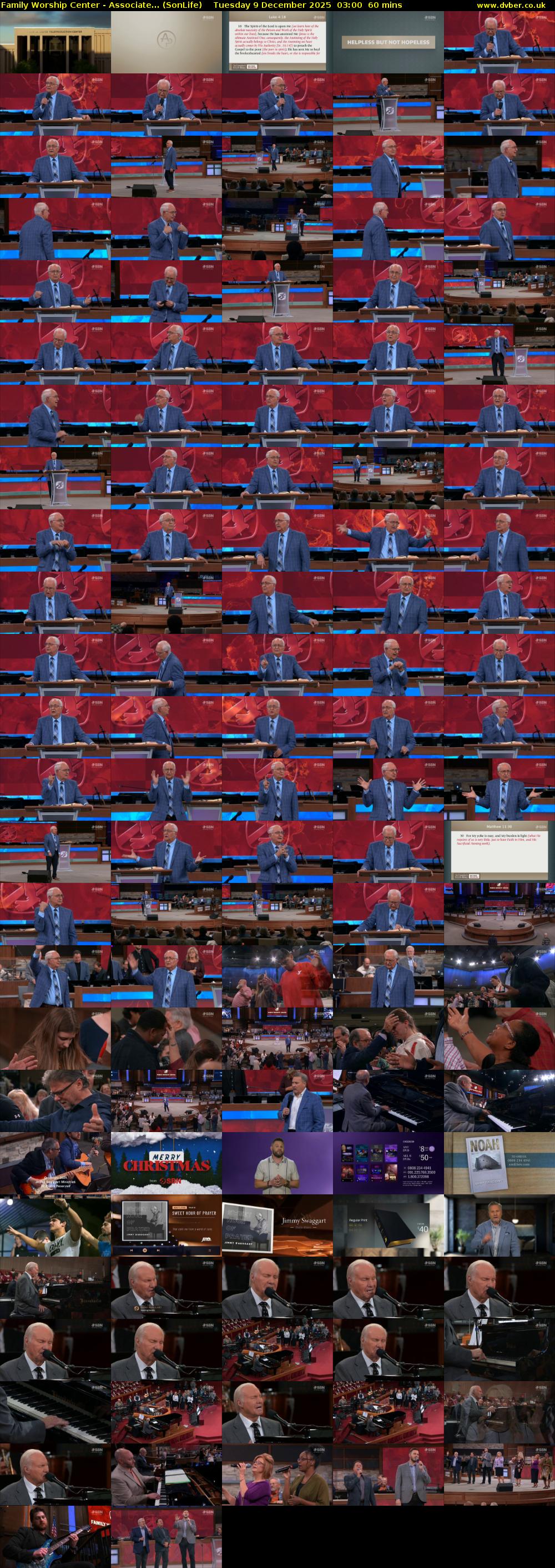 Family Worship Center - Associate... (SonLife) Tuesday 9 December 2025 03:00 - 04:00