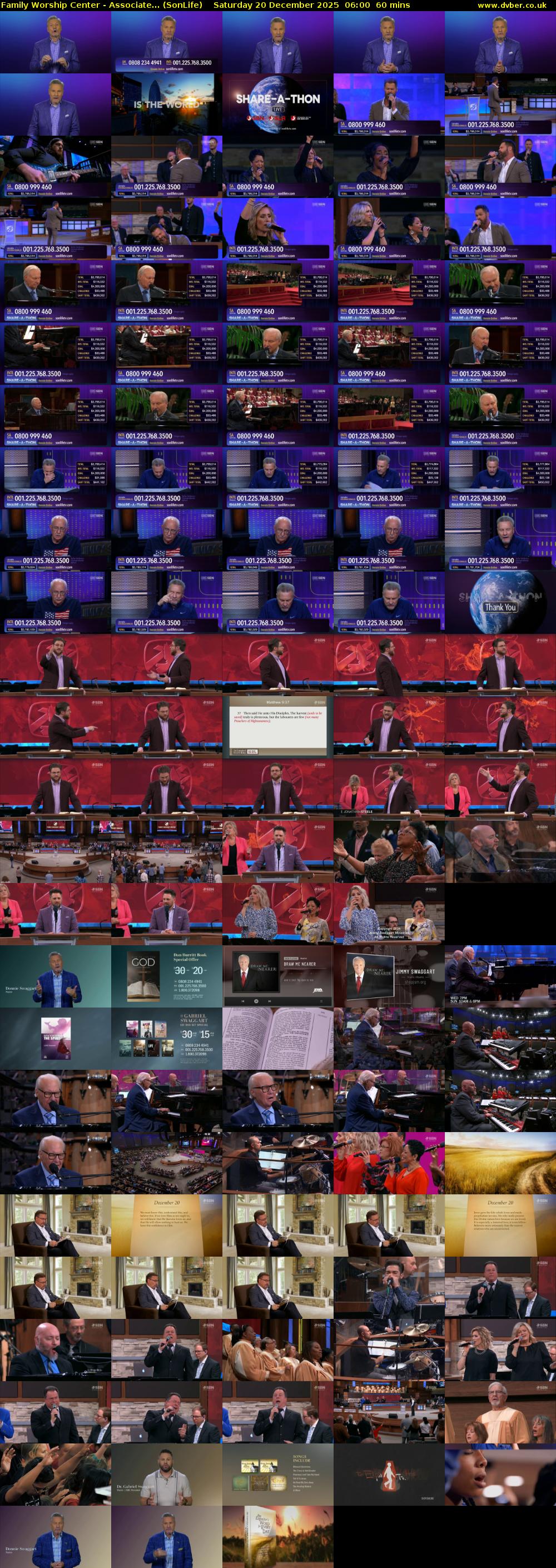 Family Worship Center - Associate... (SonLife) Saturday 20 December 2025 06:00 - 07:00