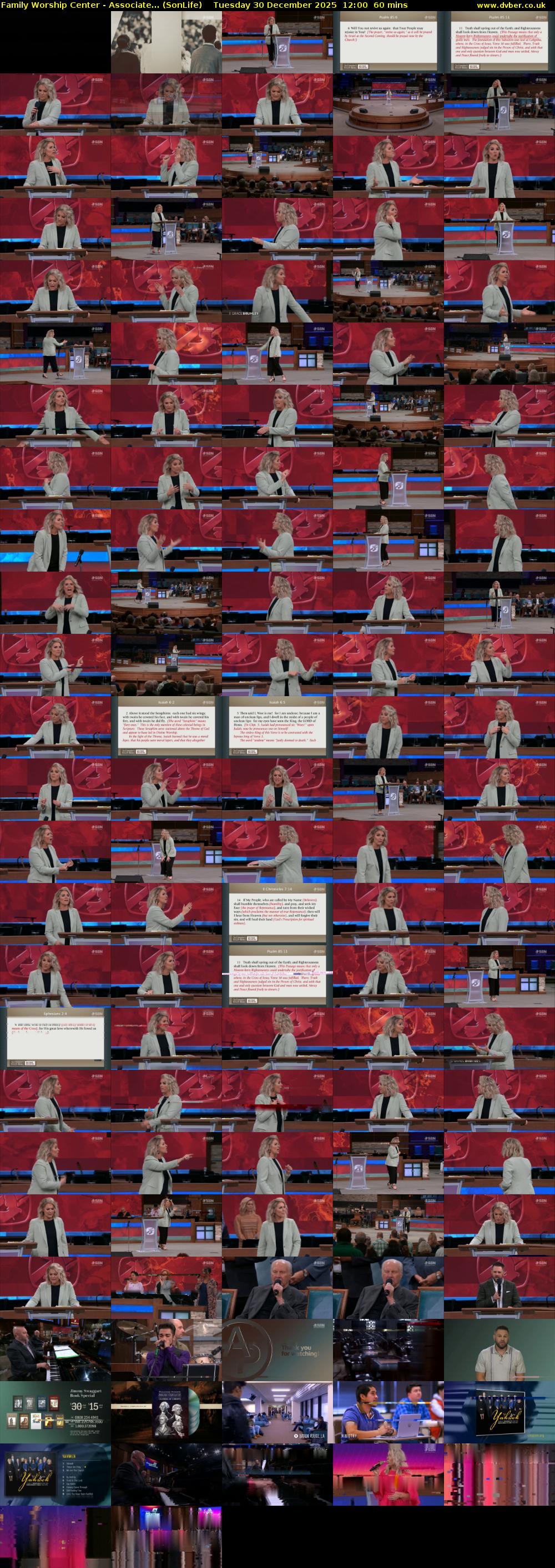 Family Worship Center - Associate... (SonLife) Tuesday 30 December 2025 12:00 - 13:00