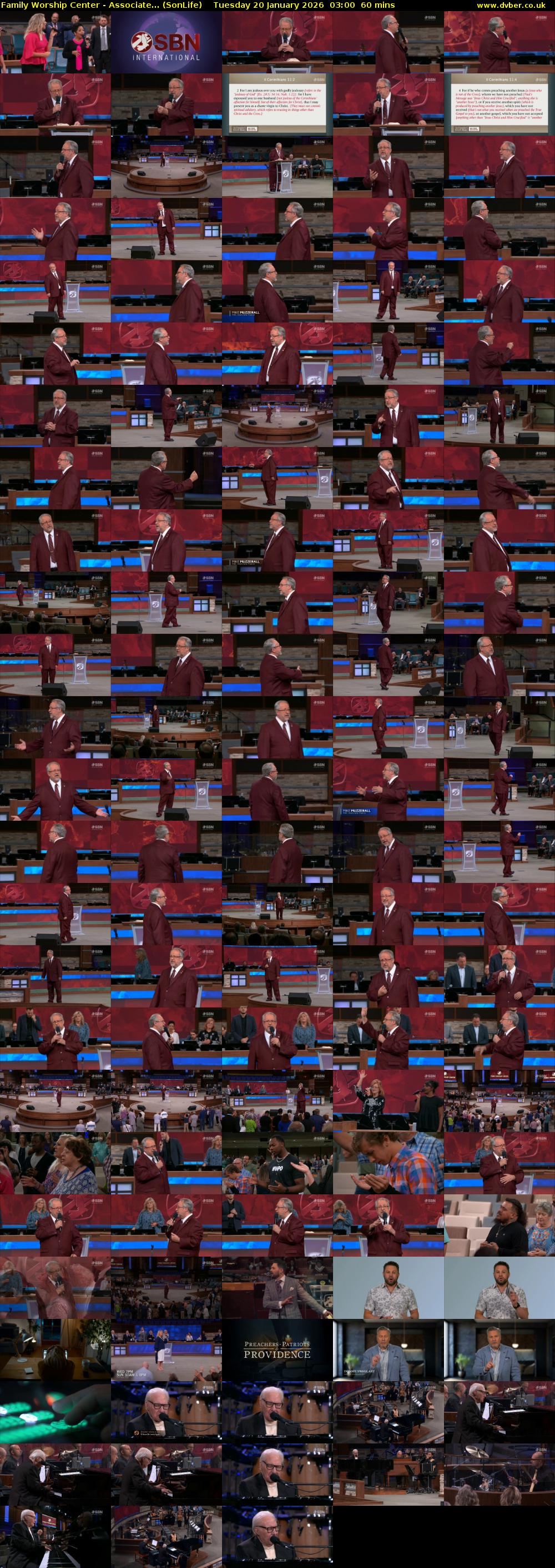 Family Worship Center - Associate... (SonLife) Tuesday 20 January 2026 03:00 - 04:00