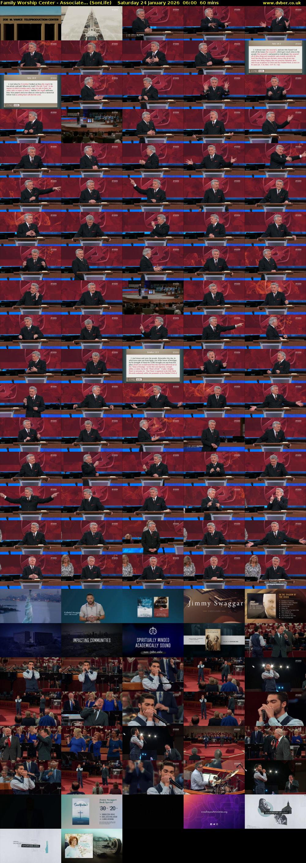 Family Worship Center - Associate... (SonLife) Saturday 24 January 2026 06:00 - 07:00