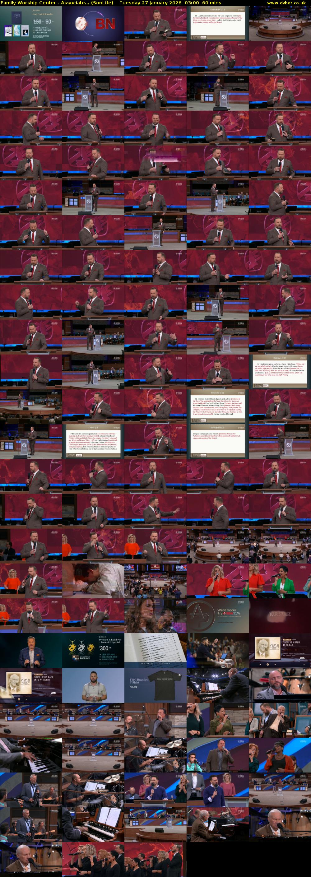 Family Worship Center - Associate... (SonLife) Tuesday 27 January 2026 03:00 - 04:00