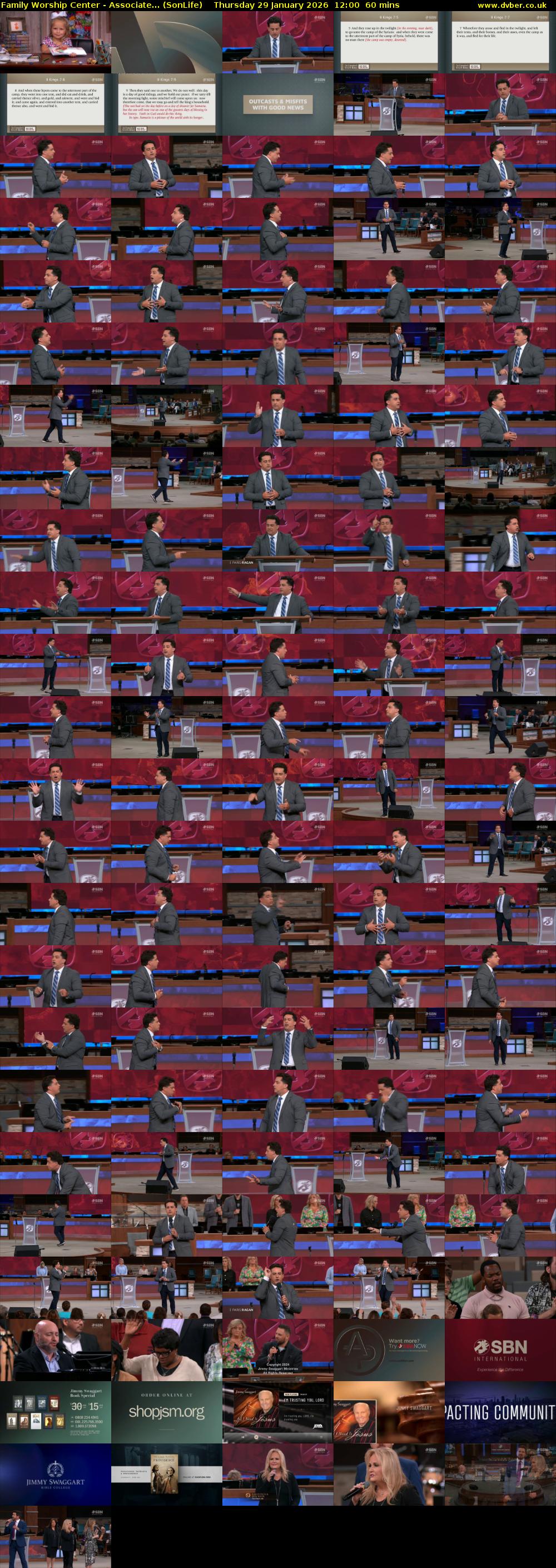 Family Worship Center - Associate... (SonLife) Thursday 29 January 2026 12:00 - 13:00