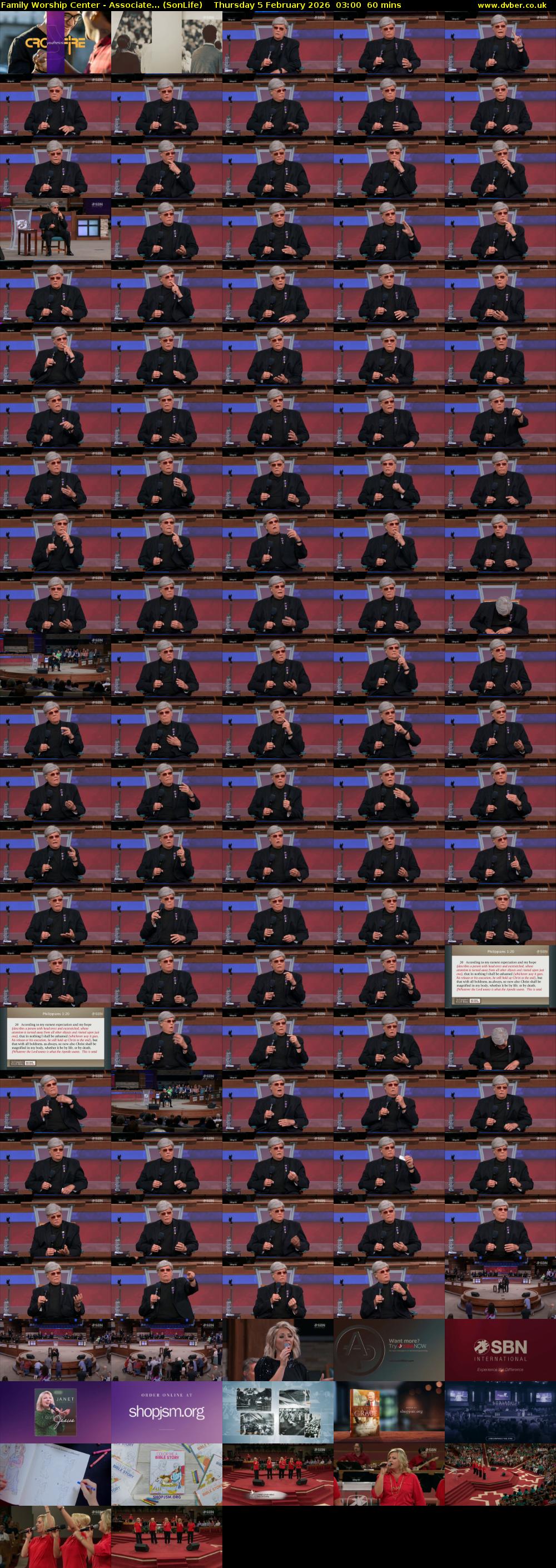 Family Worship Center - Associate... (SonLife) Thursday 5 February 2026 03:00 - 04:00