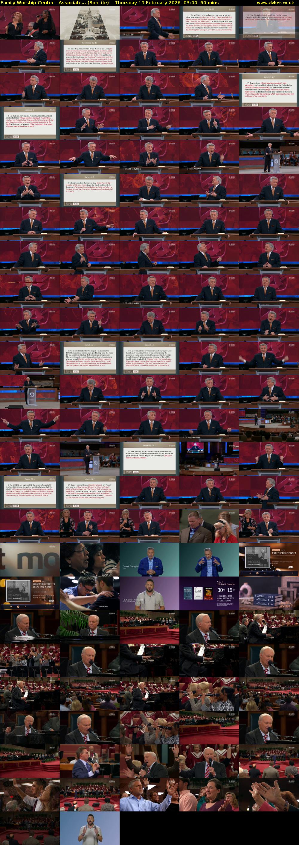 Family Worship Center - Associate... (SonLife) Thursday 19 February 2026 03:00 - 04:00