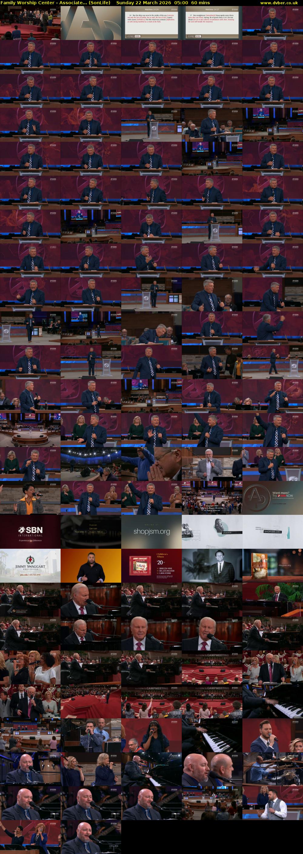 Family Worship Center - Associate... (SonLife) Sunday 22 March 2026 05:00 - 06:00