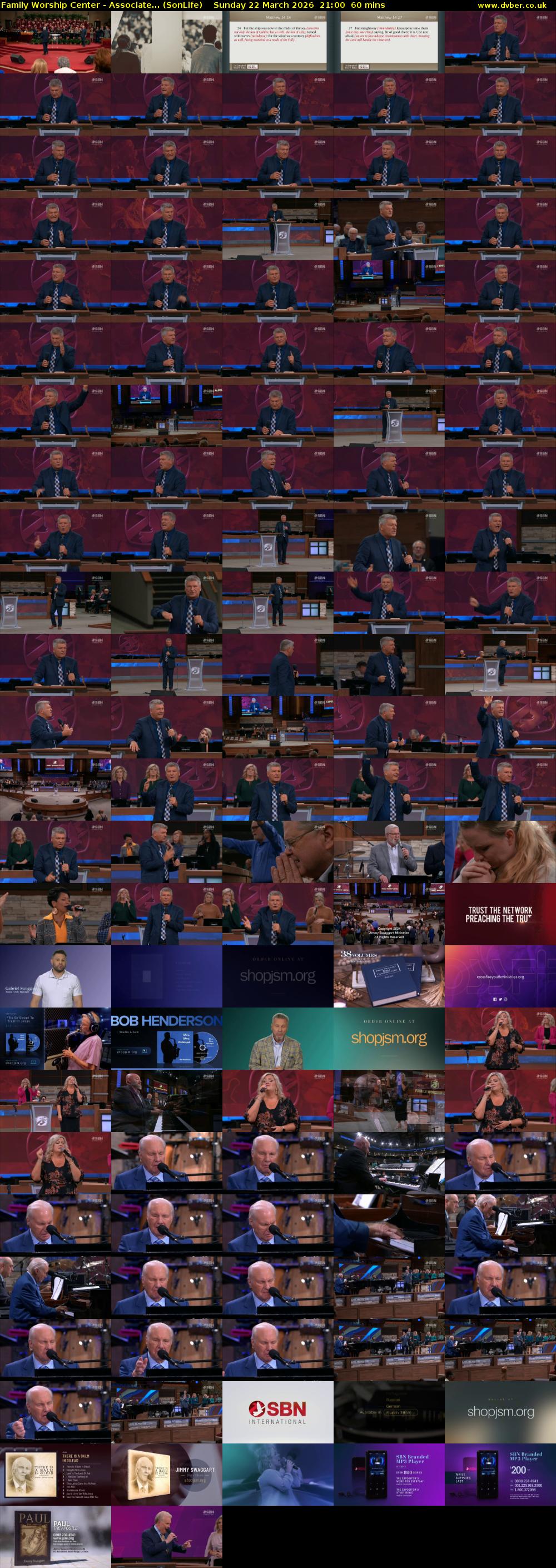 Family Worship Center - Associate... (SonLife) Sunday 22 March 2026 21:00 - 22:00