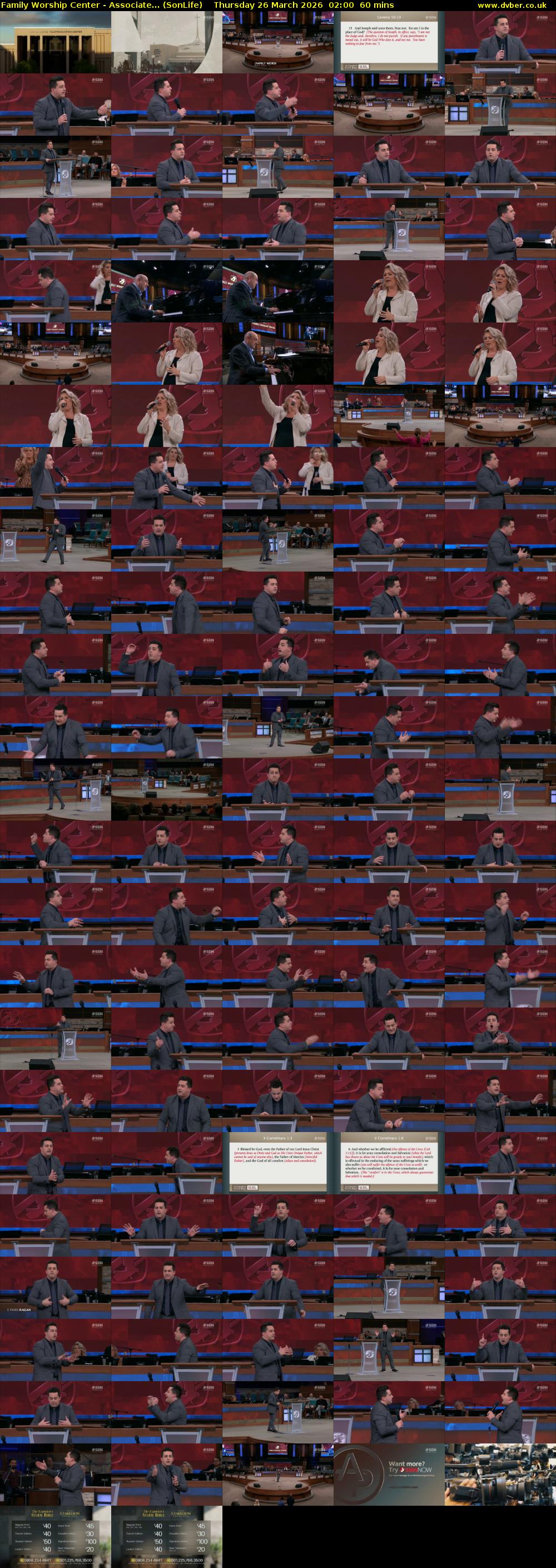 Family Worship Center - Associate... (SonLife) Thursday 26 March 2026 02:00 - 03:00