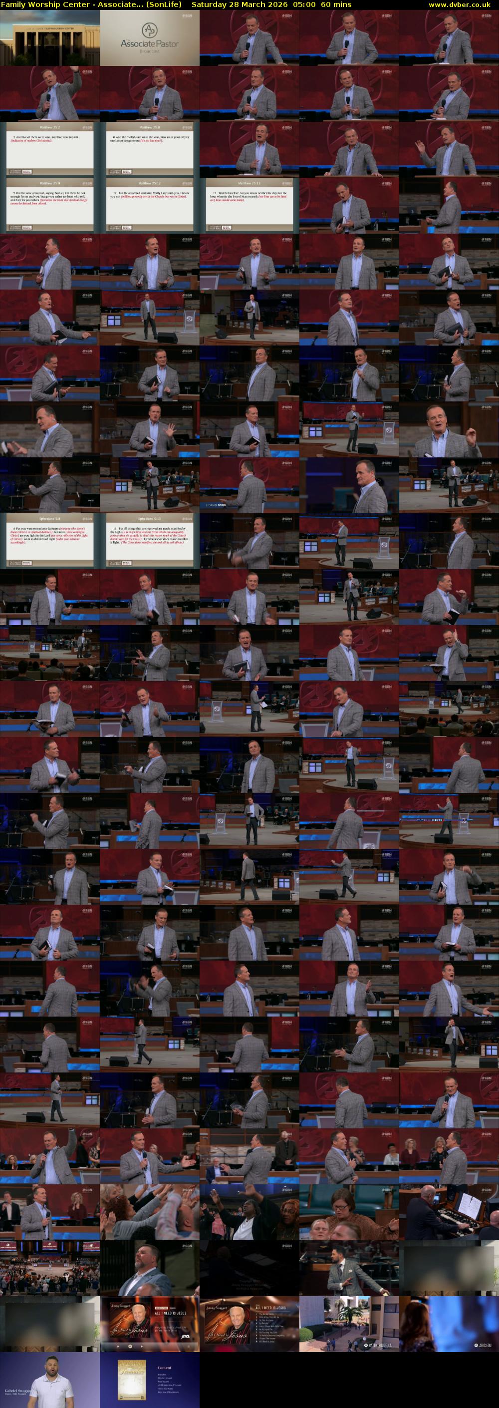 Family Worship Center - Associate... (SonLife) Saturday 28 March 2026 05:00 - 06:00