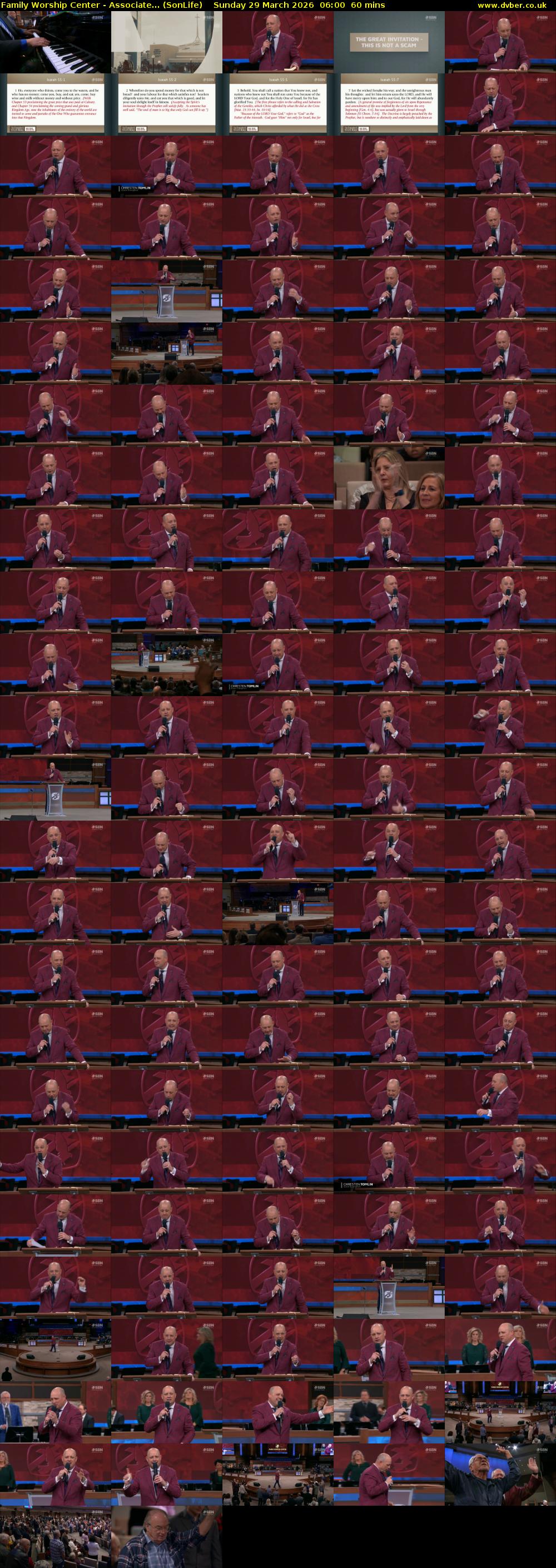 Family Worship Center - Associate... (SonLife) Sunday 29 March 2026 06:00 - 07:00