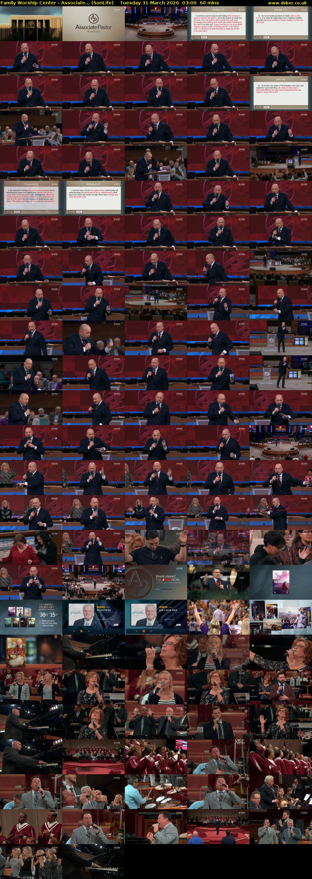 Family Worship Center - Associate... (SonLife) Tuesday 31 March 2026 03:00 - 04:00