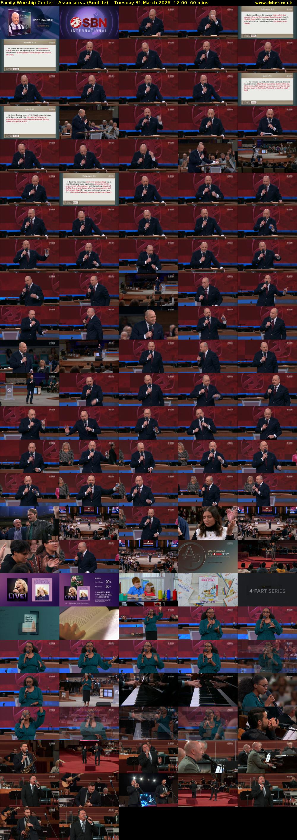 Family Worship Center - Associate... (SonLife) Tuesday 31 March 2026 12:00 - 13:00